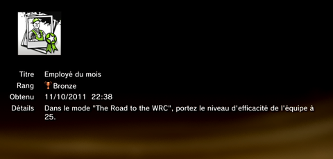 WRC 2 - trophées - BRONZE - 31