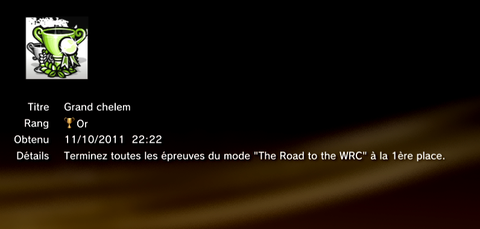 WRC 2 - trophées - OR   1