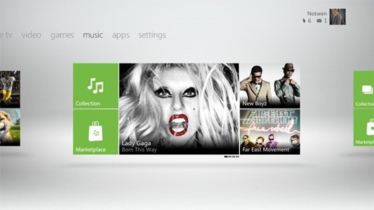 xbox 360 dashboard music