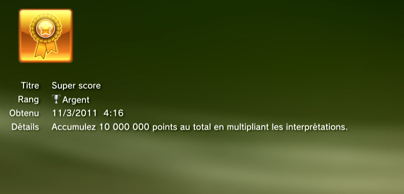 YOOSTAR trophées ARGENT 3
