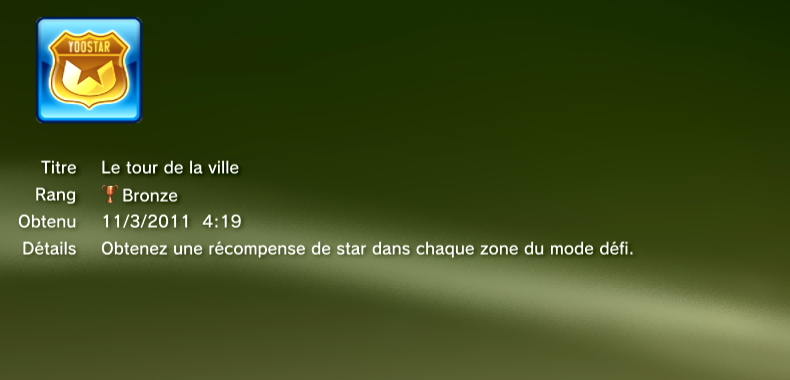 YOOSTAR trophées bronze 17