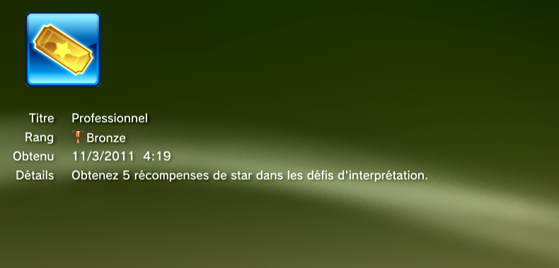 YOOSTAR trophées bronze 18