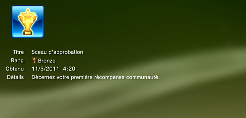 YOOSTAR trophées bronze 26